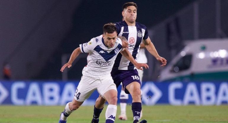 Talleres de Córdoba vs Velez, Liga profesional, fútbol argentino. NA