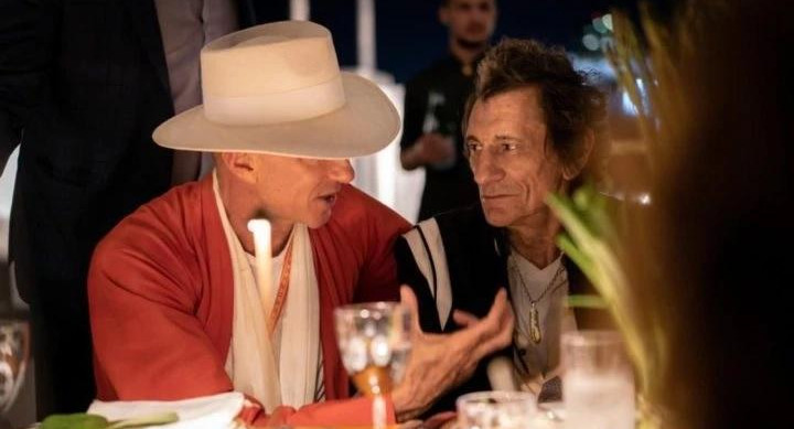 Cumpleaños de Alan Faena en Miami con Ron Wood