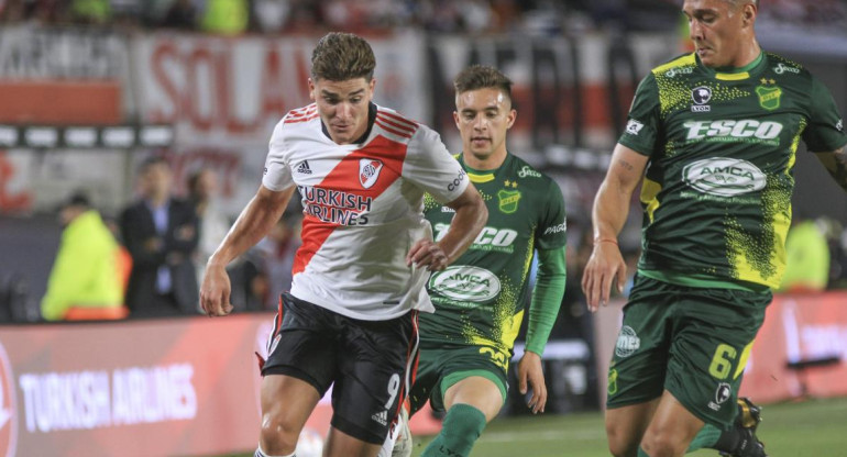 River vs Defensa y Justicia, fútbol argentino, foto NA