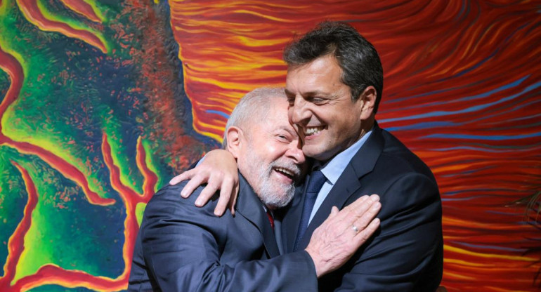 Sergio Massa y Lula, foto Twitter