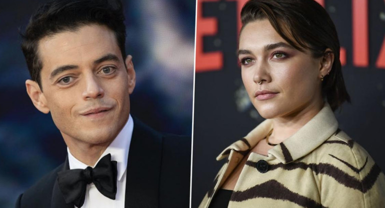 Rami Malek y Florence Pugh, cine