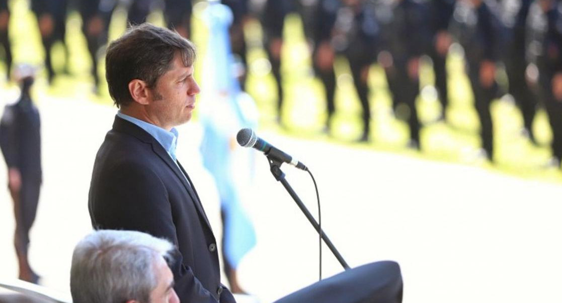 Kicillof en la escuela "Juan Vucetich"