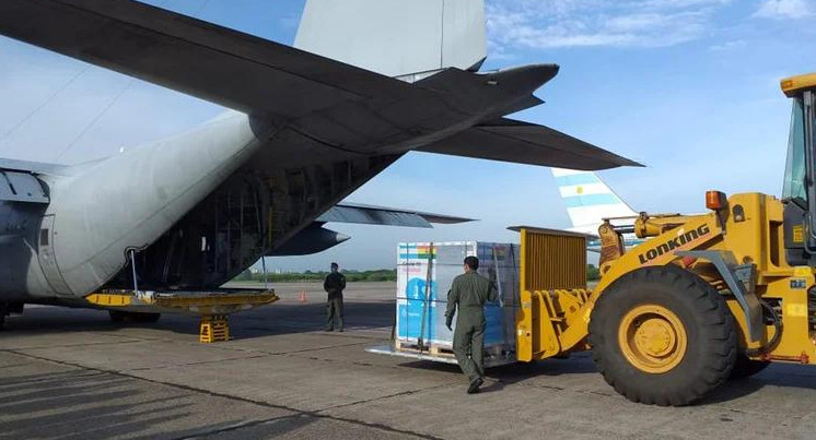 Donación de vacunas a Bolivia