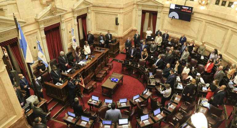 Debate de Bienes Personales en el Senado, AGENCIA NA