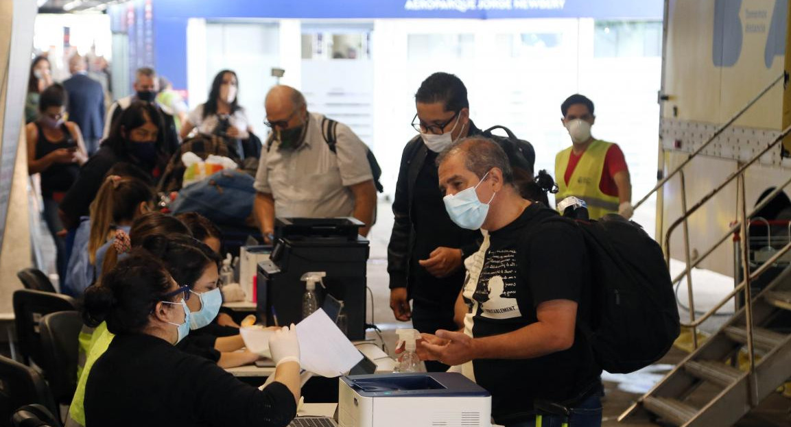 Aeroparque, coronavirus en Argentina, NA