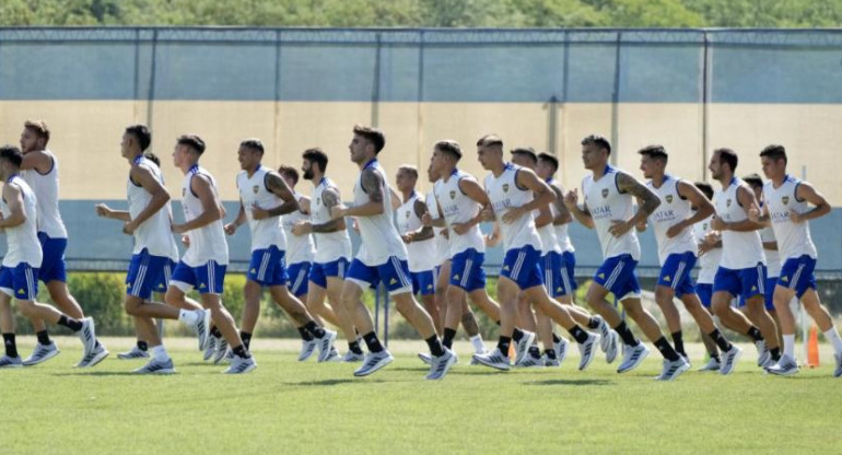 Boca, entrenamientos, foto NA