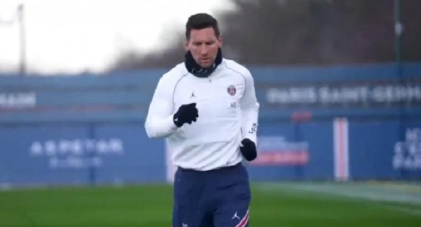 Lionel Messi volvió a entrenarse en el PSG tras el coronavirus	