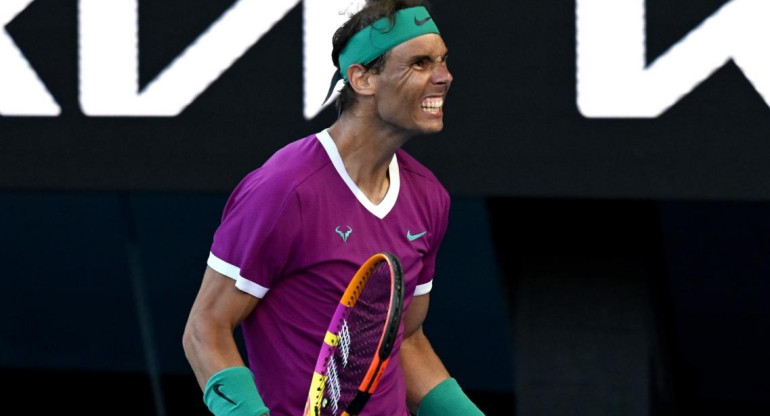 Rafael Nadal, Abierto de Australia. EFE.