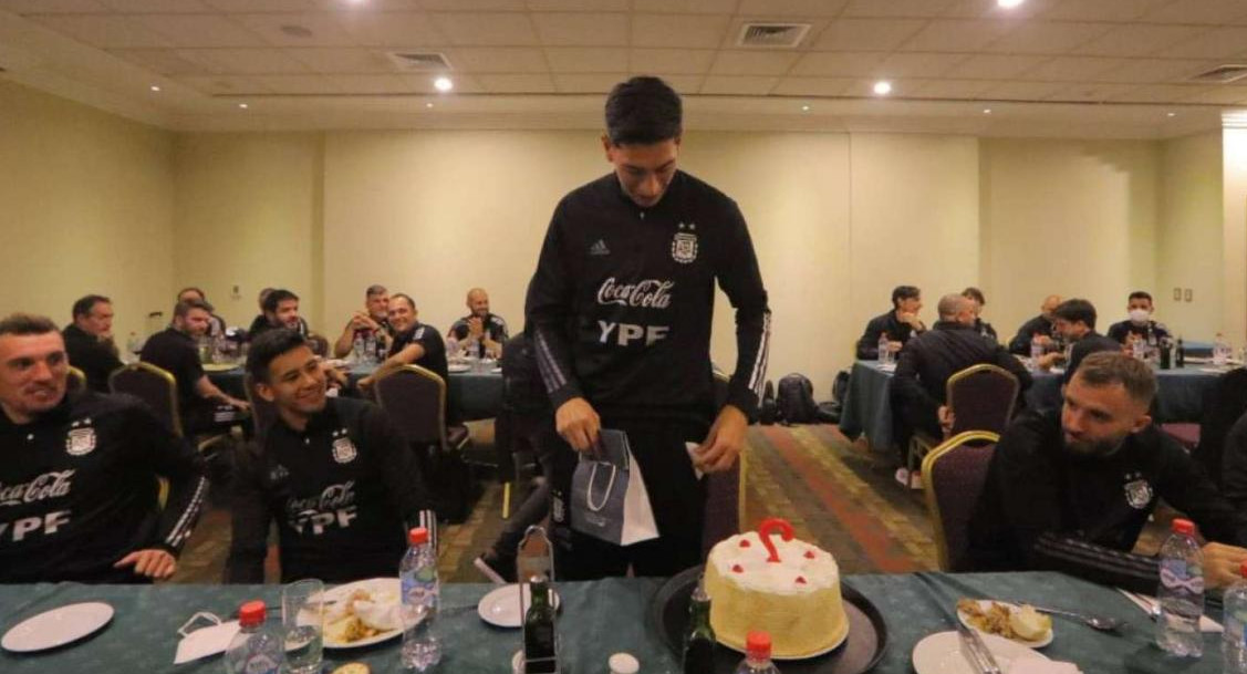 Selección Argentina en el hotel de Chile