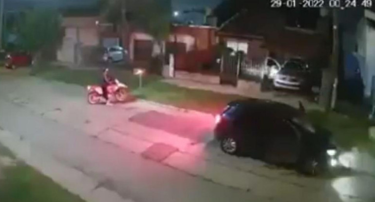 Ataque de motochorros, inseguridad, NA