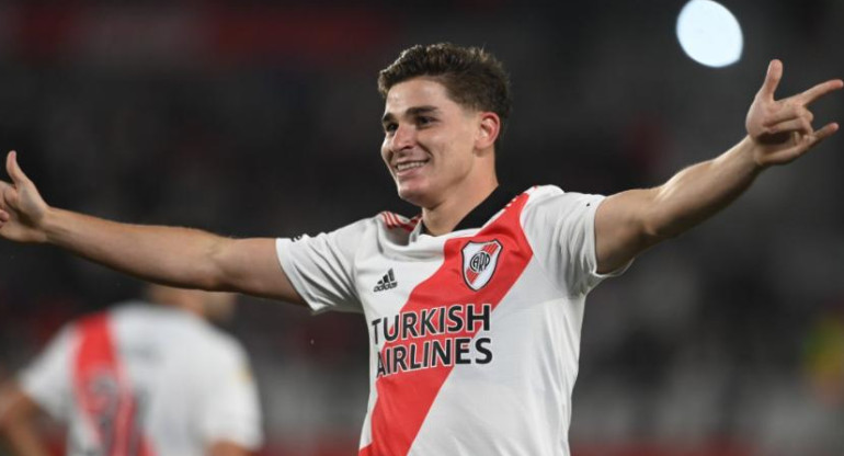 Julián Álvarez, River Plate, foto NA