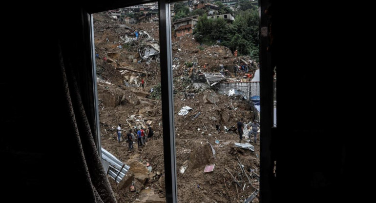 Inundaciones en Brasil, foto EFE