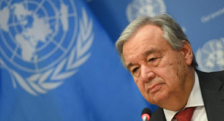 António Guterres, secretario general de la Organización de las Naciones Unidas.