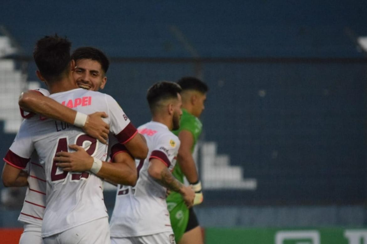 Festejo de Lanús ante Cambaceres por la Copa Argentina, GENTILEZA @clublanus