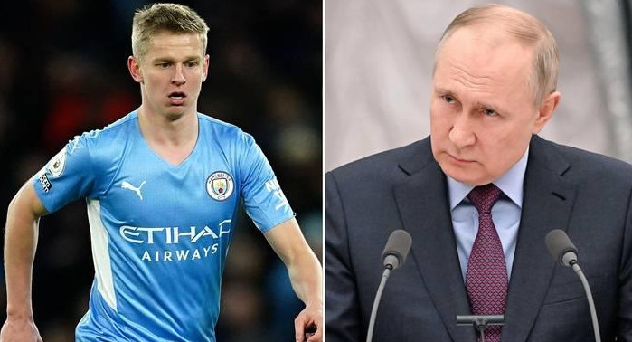 Zinchenko y Putin, conflicto internacional