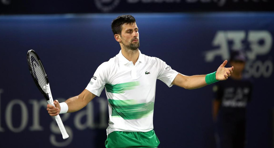 Novak Djokovic en el ATP de Dubai, AGENCIA EFE