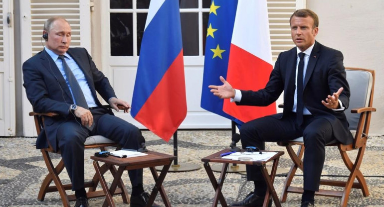 Macron y Putin