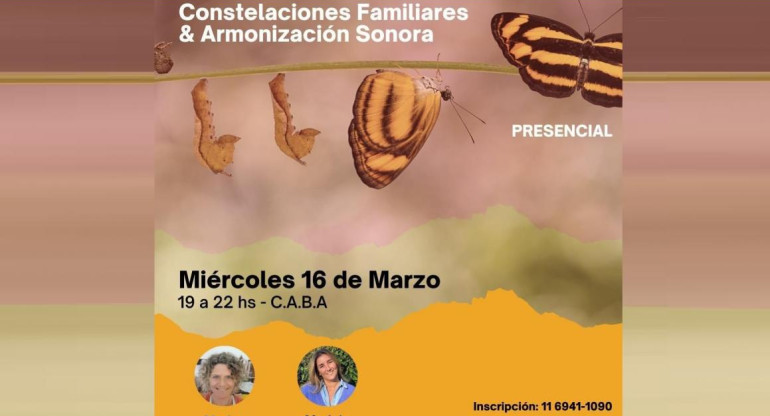 TALLER DE CONSTELACIONES FAMILIARES Y ARMONIZACION SONORA 