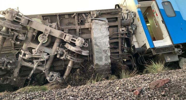 Descarriló un tren en Olavarría