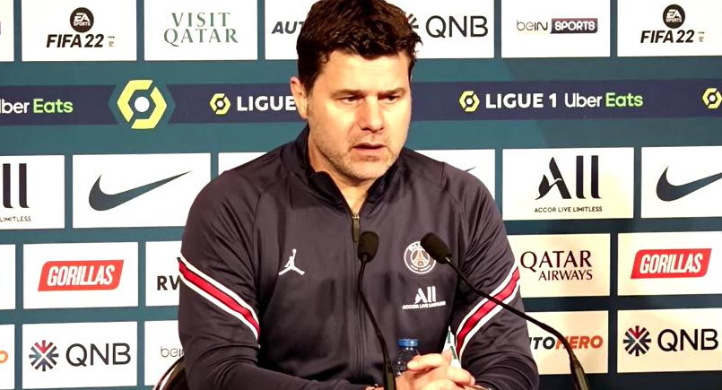 Mauricio Pochettino, DT del PSG, Paris Saint Germain, fútbol francés, Foto captura video Reuters