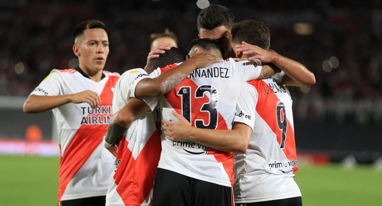 Gol de River, festejo de gol, NA