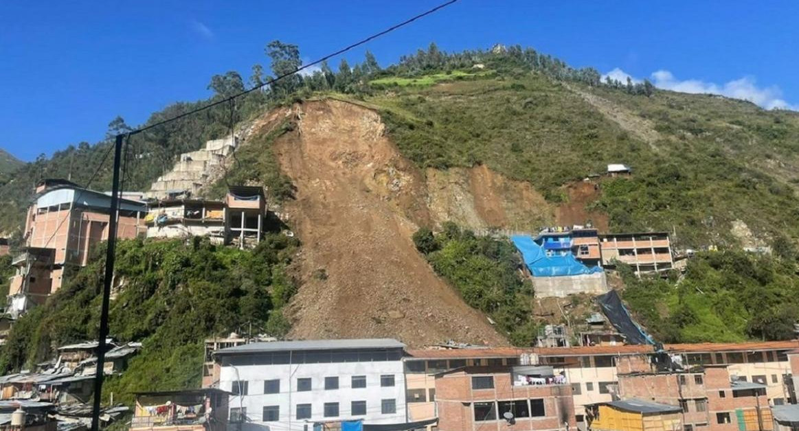 Derrumbe en Retamar, Peru.