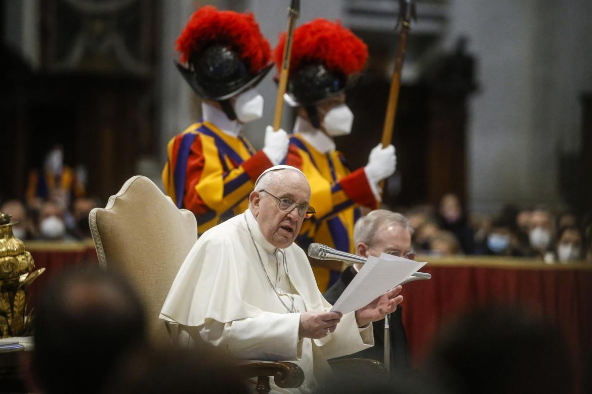 Papa Francisco en audiencia pública, foto EFE