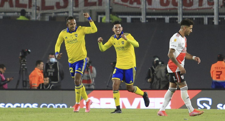 Superclásico River vs. Boca, gol de Villa, NA	