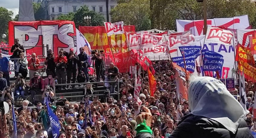 Marcha de la Izquierda por el Día de la Memoria, Verdad y Justicia, AGENCIA NA