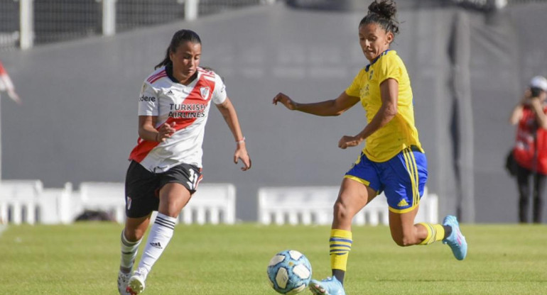 Superclásico femenino, River y Boca, fútbol argentino, NA