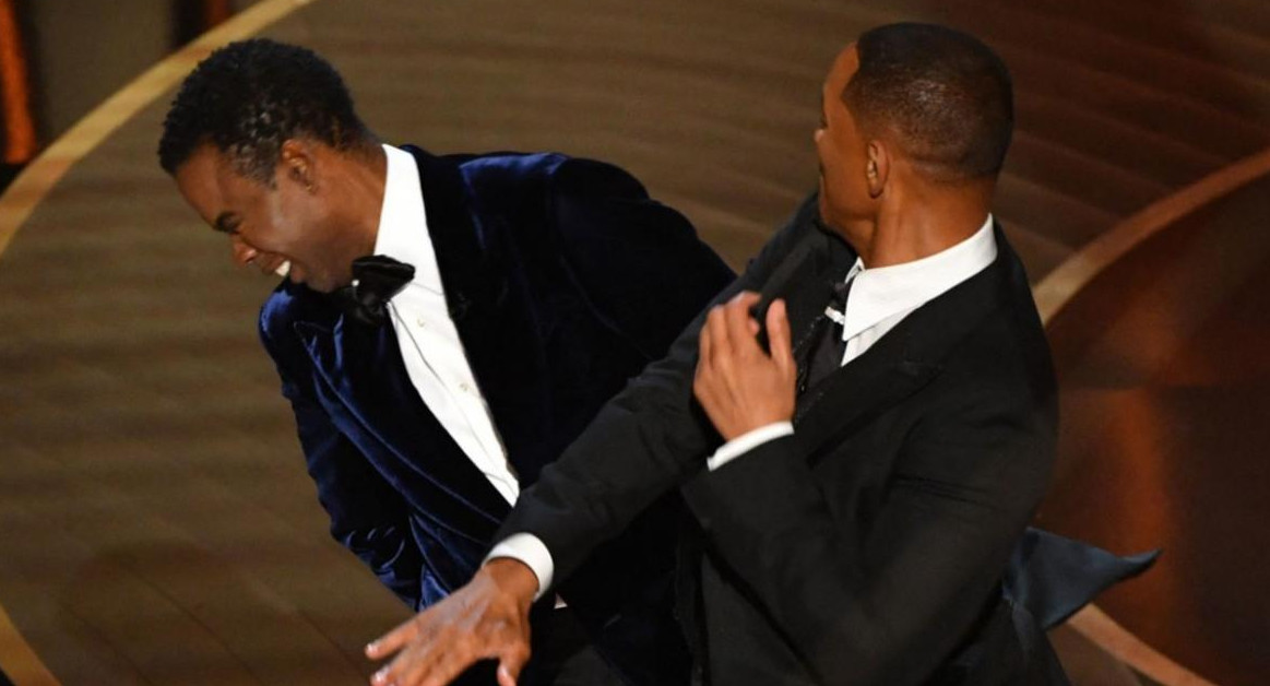 Premios Oscar, Will Smith le pegó a Chris Rock