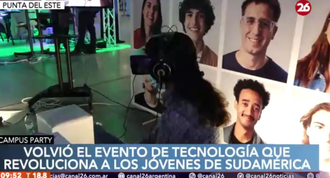 Campus Party en Uruguay, Mauro Calvagna, Canal 26	