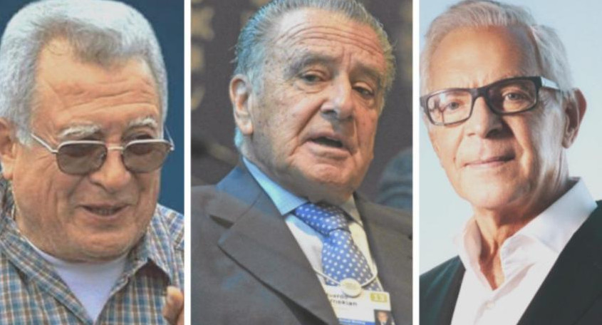 Gregorio Pérez Companc, Eduardo Eurnekian y Eduardo Costantini