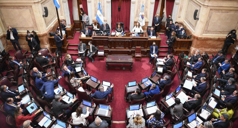 Sesion en el Senado, AGENCIA NA