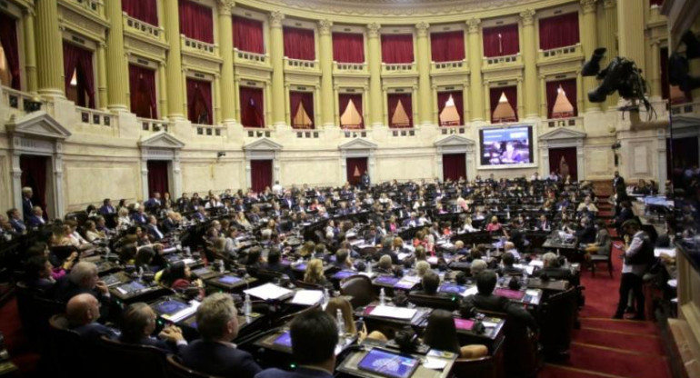 Debate en Diputados, Congreso, foto NA