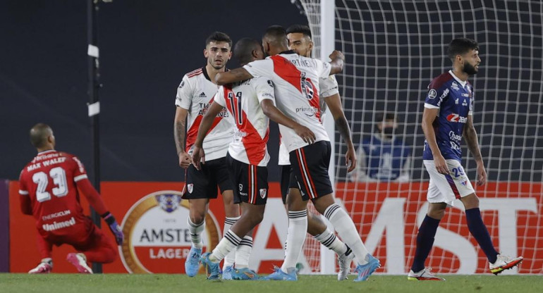 River Plate vs Fortaleza, Copa Libertadores. EFE.