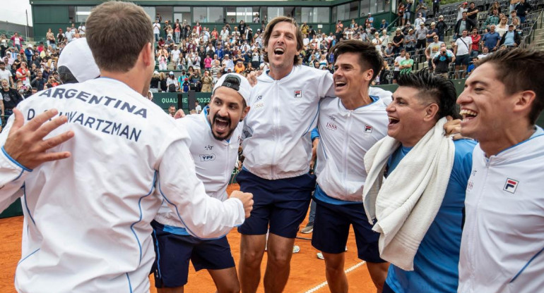 Copa Davis, Argentina, Tenis, foto NA