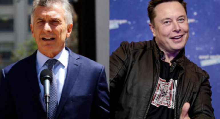 Mauricio Macri y Elon Musk