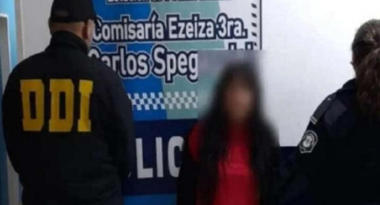 Detenida por robarle el bebe a su amiga. Foto: NA