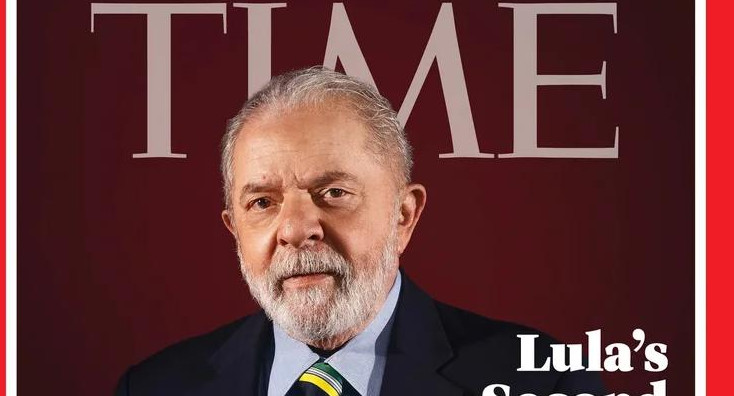 Lula tapa de revista. Foto: Times.