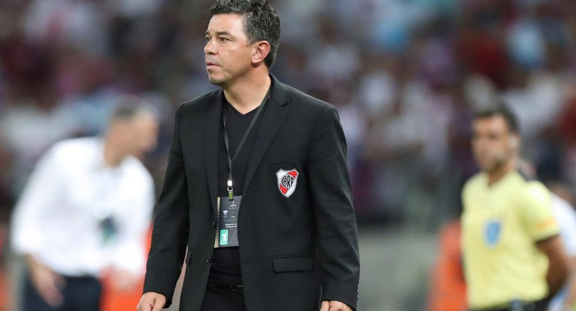 Marcelo Gallardo, técnico de River. Foto: EFE.