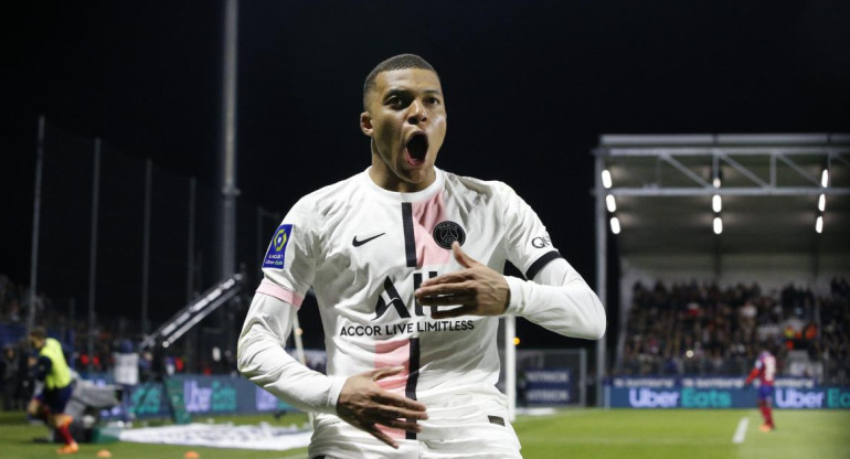 Kylian Mbappé, PSG. Foto: NA.