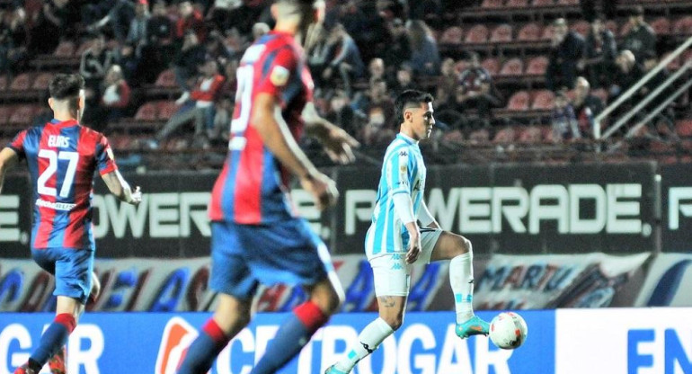 Racing Club vs San Lorenzo, fútbol argentino. Foto: Prensa Racing.