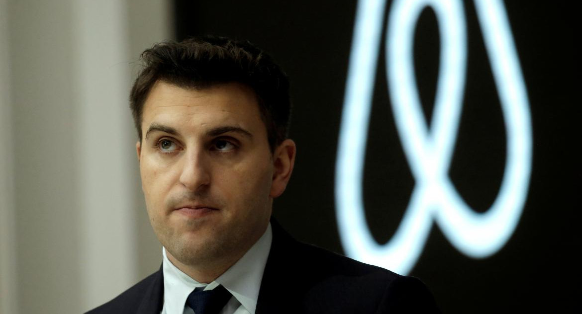 Brian Chesky, CEO de Airbnb. Foto: REUTERS.