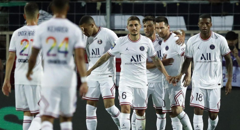 PSG vs Montpellier, fútbol francés. Foto: EFE.