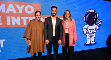 Malena Galmarini y Matias Tombolini. Foto: prensa.