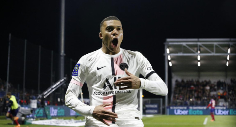 Kylian Mbappé, PSG. Foto: NA.