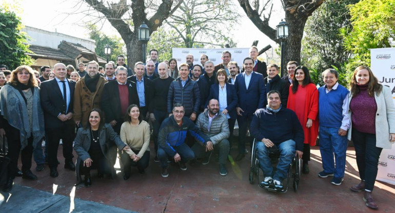 Mesa Nacional de Juntos por el Cambio. Foto: NA.