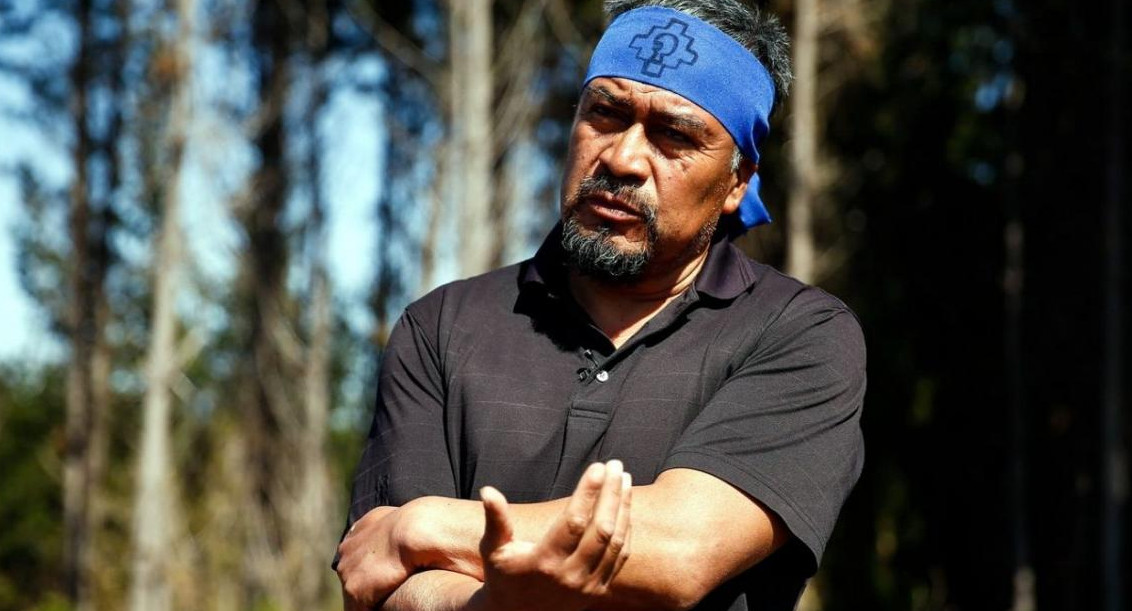 Héctor Llaitul, mapuches en Chile. Foto: EFE.