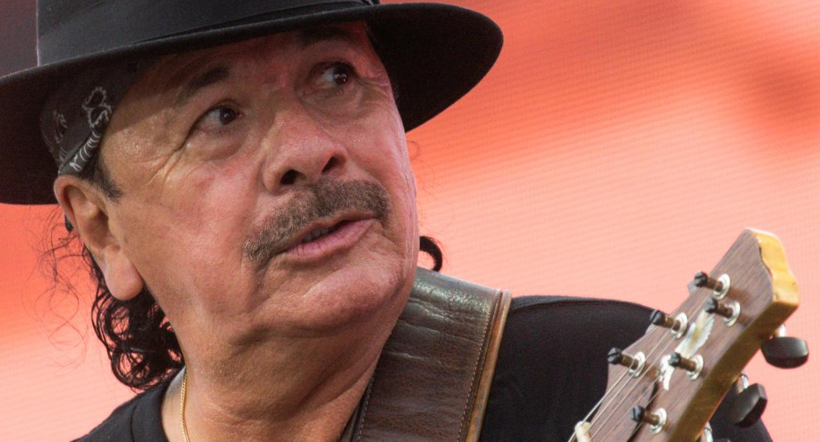 Carlos Santana, músico. Foto: Reuters.